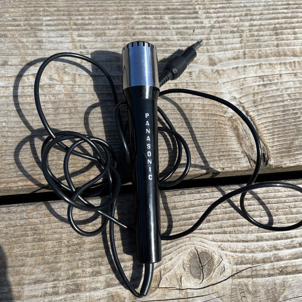 Vintage Panasonic WM-2201P Electret Condenser Microphone